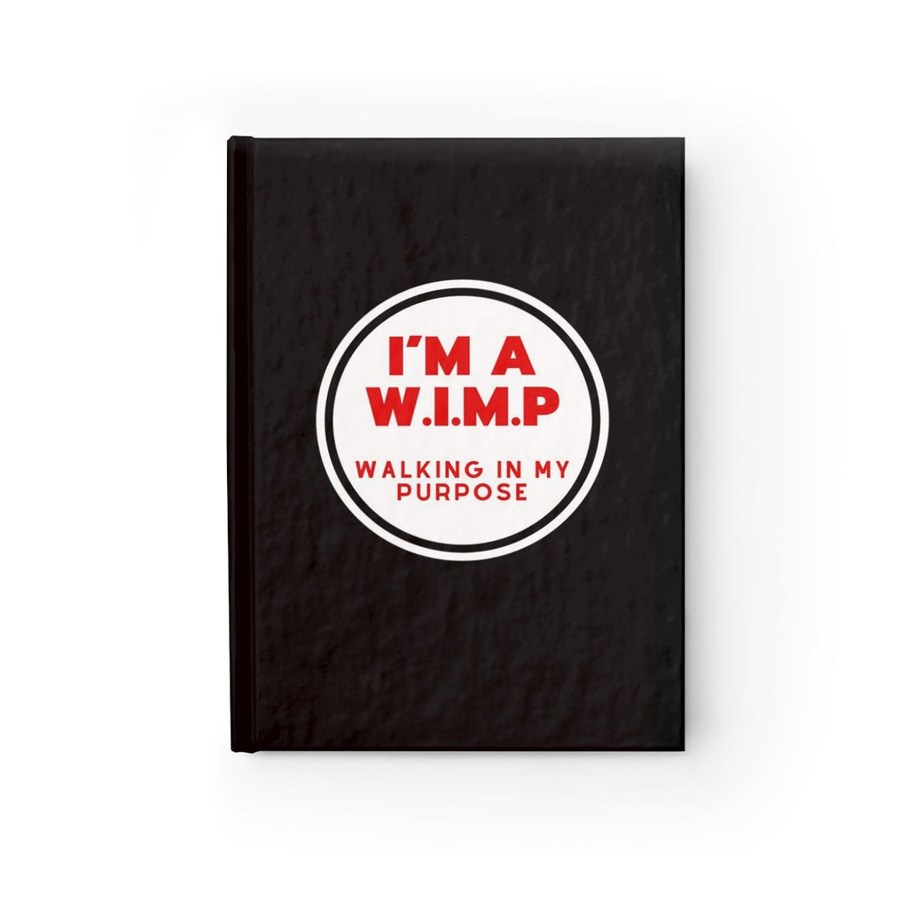 Black WIMP Journal - Ruled Line