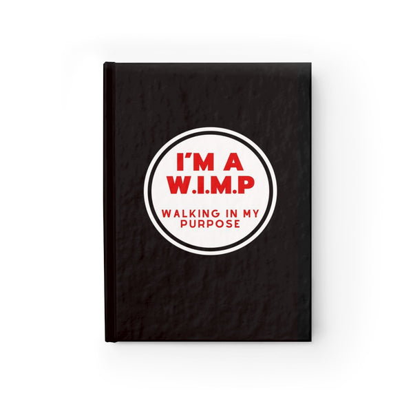 Black WIMP Journal - Ruled Line