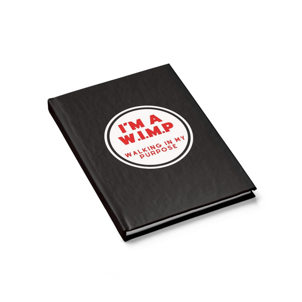 Black WIMP Journal - Ruled Line