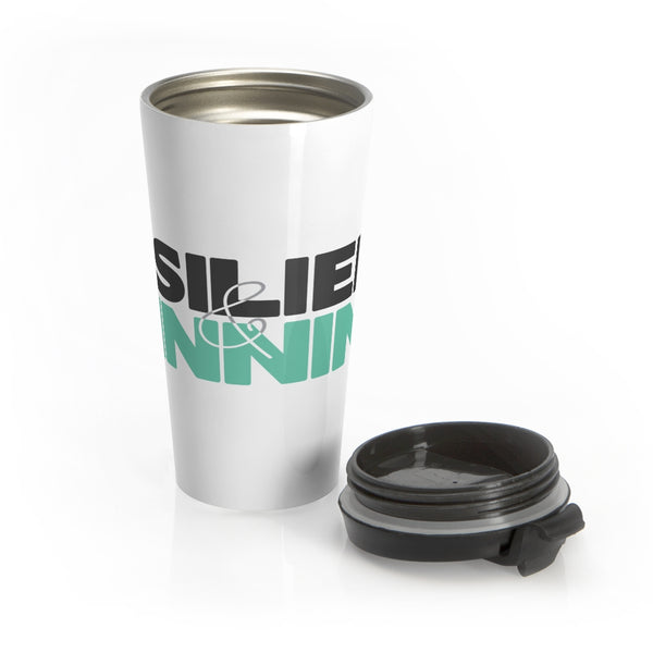 R&W Stainless Steel Travel Mug (Large Logo)