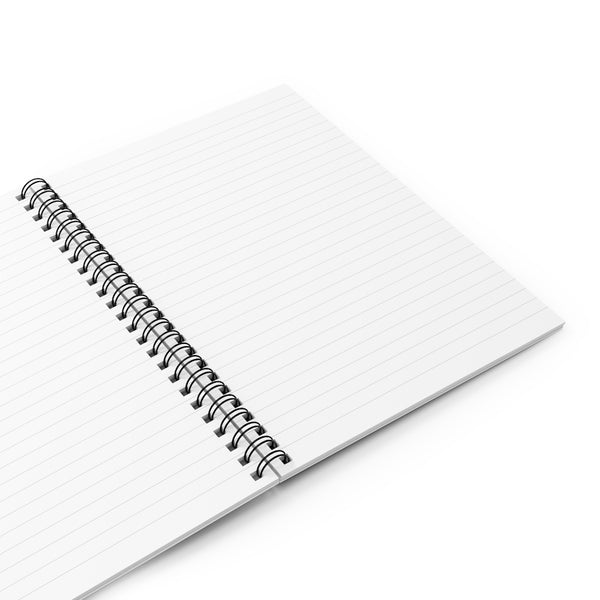 R&W Spiral Notebook(Large Logo White) - Ruled Line