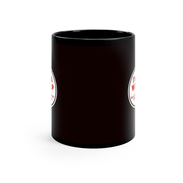 Black WIMP mug 11oz
